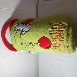 Dept 56 The Grinch Snow Throws Blanket Feelin' Grinchy NWT Dr Seuss